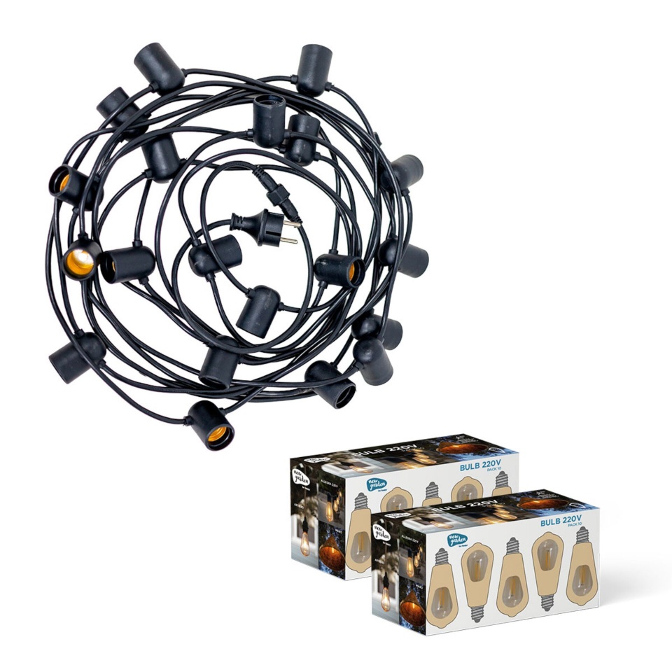 New Garden valguskett ALLEGRA GARLAND, 220V, must