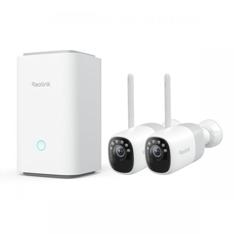 Reolink turvakaamera Home Hub Kit Surveillance System, Home Hub + 2 x Altas, valge