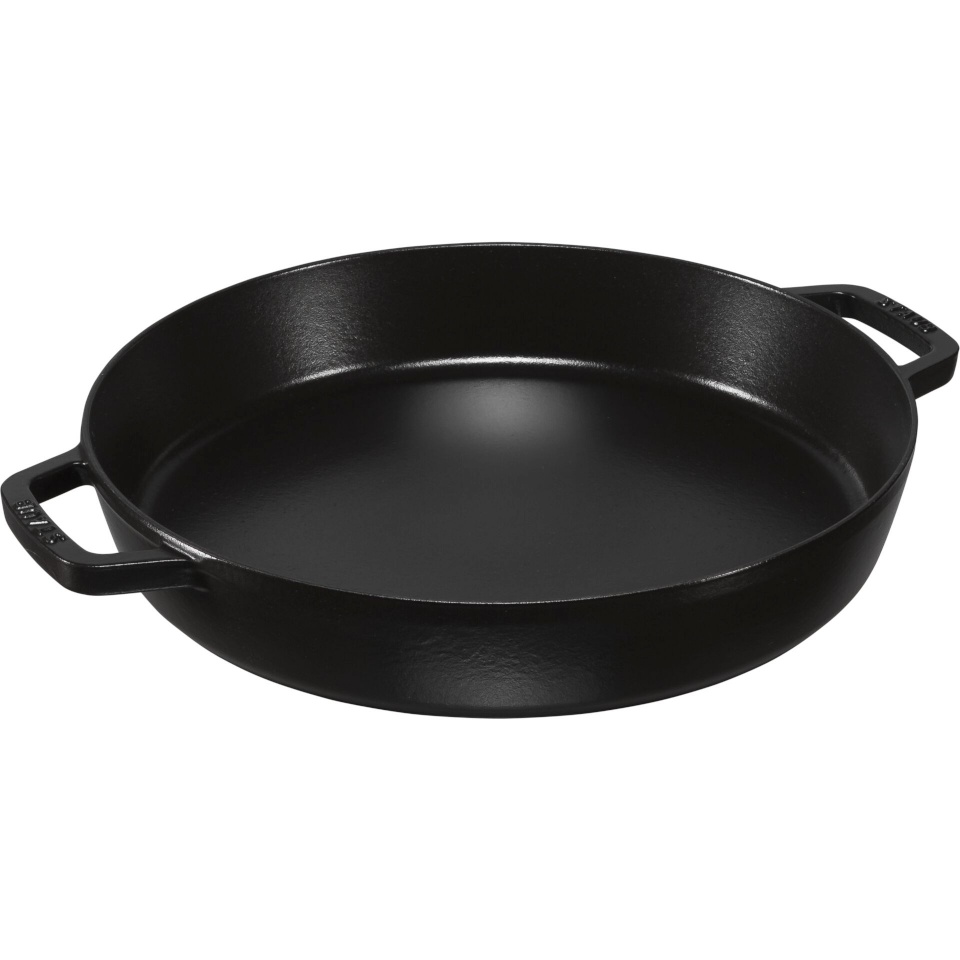 Staub pann Cocotte Frying Pan with 2 Handles, must