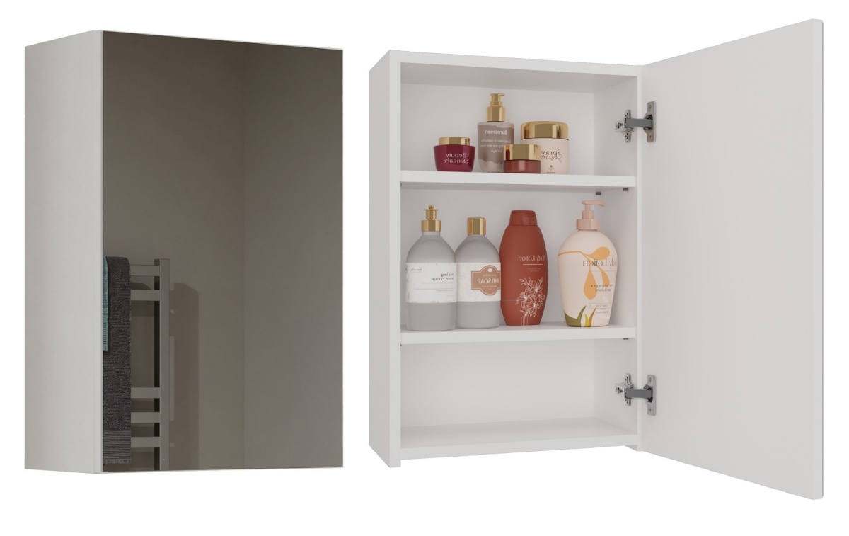 Top E Shop vannitoakapp POLA 1DL BIEL bathroom storage cabinet valge