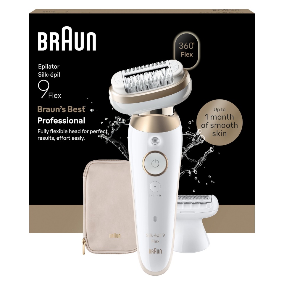Braun Silk·épil 9 9-030 3D Flex, märg- ja kuivkarvade epilaator