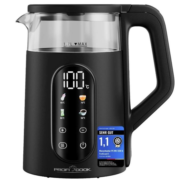 ProfiCook veekeetja PCWK1328G Kettle, must