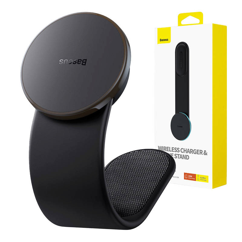 Baseus autohoidja Magnetic car Car Mount with Wireless Charger must