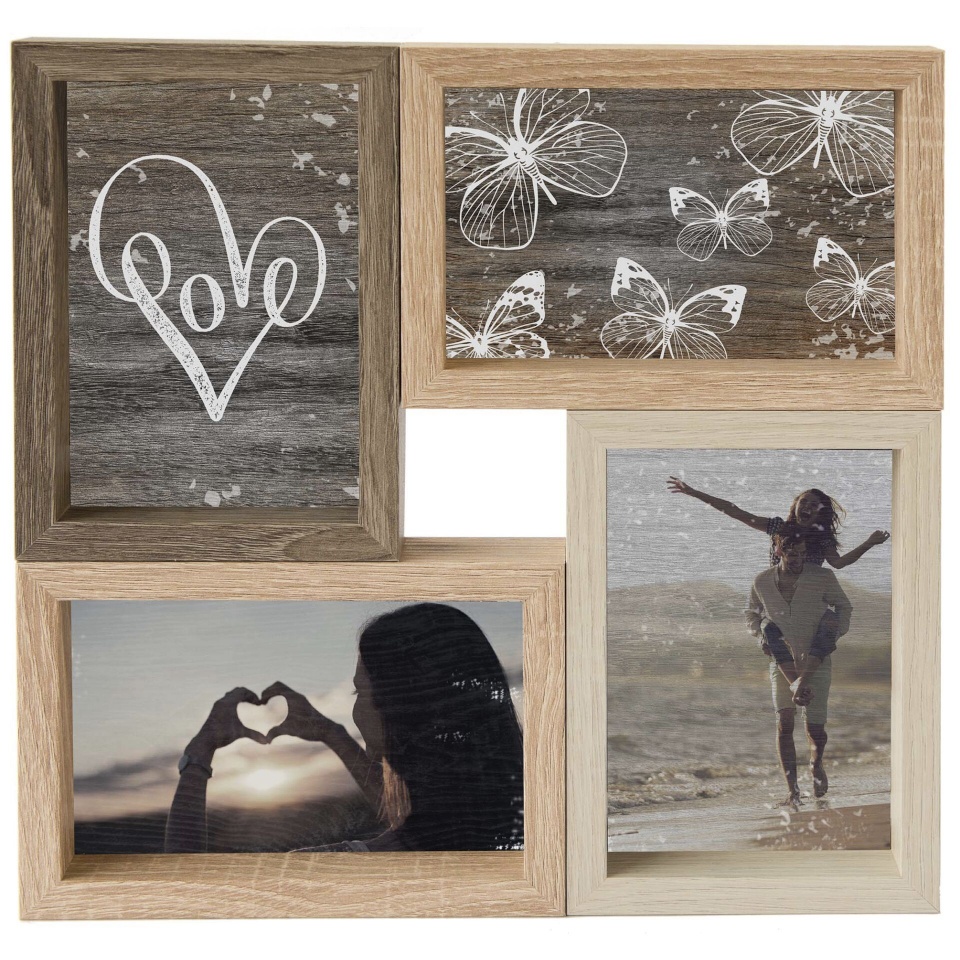 Nielsen Design pildiraam Collage Mixed Colours 4 4x10x15 Wood Gal. bunt 8999348