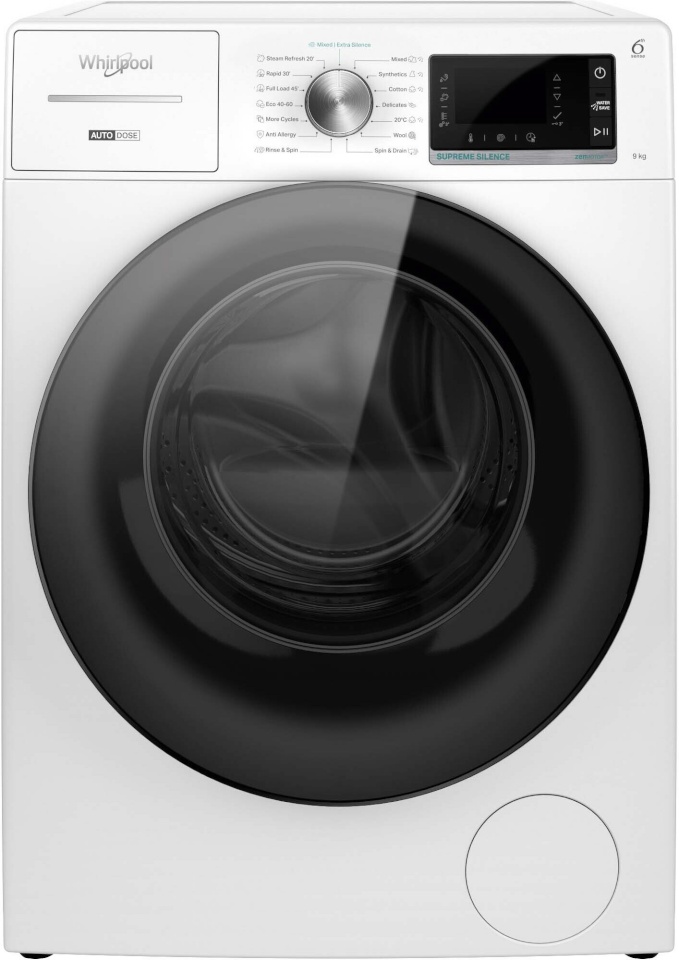 Whirlpool pesumasin W8 99AD Silence EE Washing Machine, valge