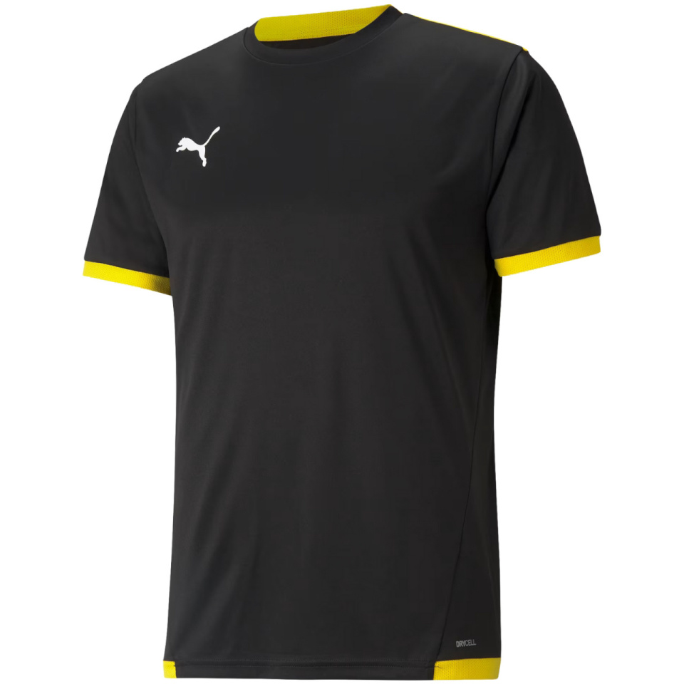Puma T-särk meestele Teamliga Jersey must-kollane 704917 26 suurus XXL