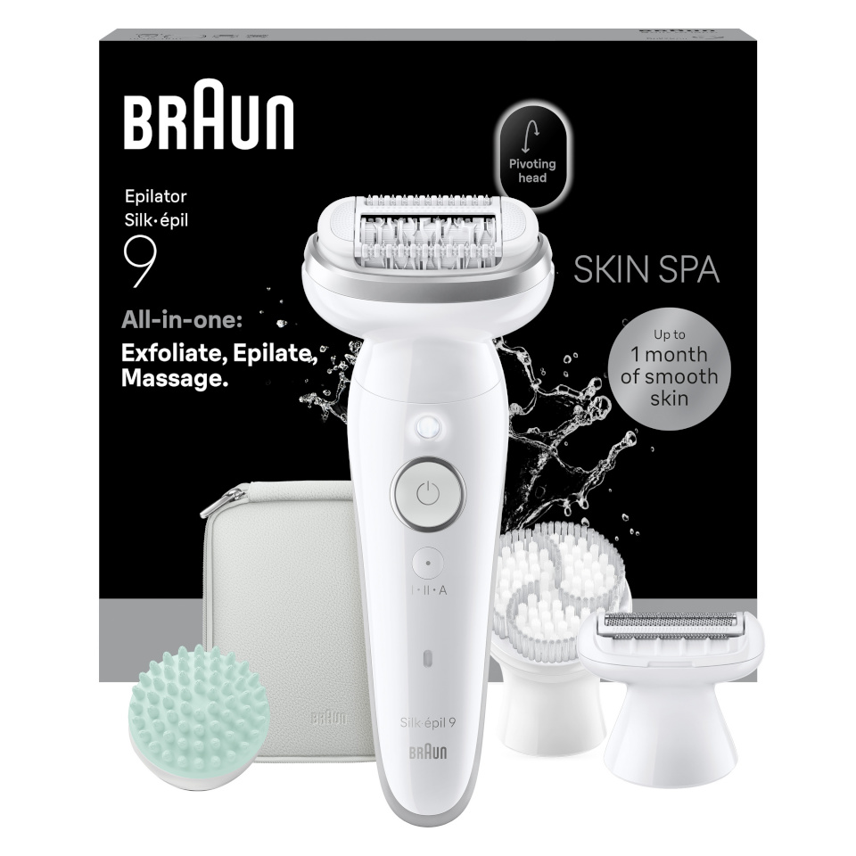 Braun epilaator SES9-080 Silk•épil 9, valge