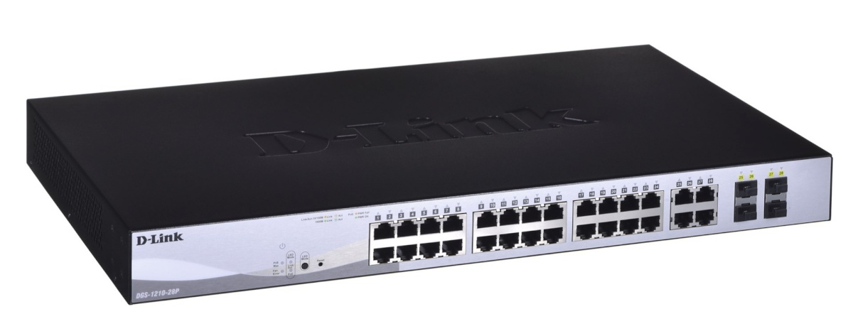D-Link switch DGS-1210-28P/E 24 PoE 10/100/1000