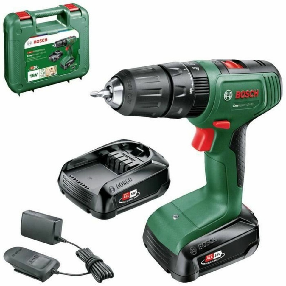 BOSCH Puuriajamid EasyImpact 18V40 18 V 40 Nm