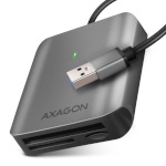 AXAGON mälukaardilugeja CRE-S3 External Card Reader USB-A 3.2 Gen 1, 3-slot & lun SD/microSD/CF, UHS-II