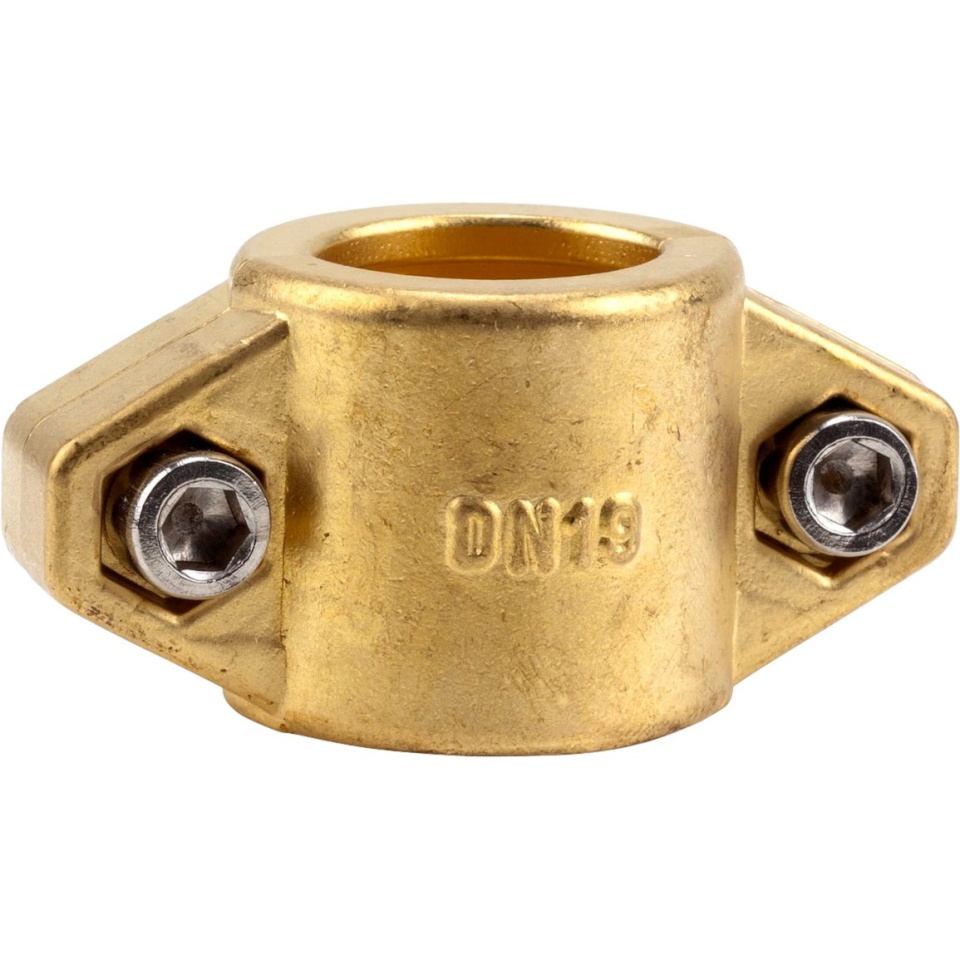Gardena otsik 07210-20 Brass Clamping Shell for 19mm (3/4") Hoses, kuldne