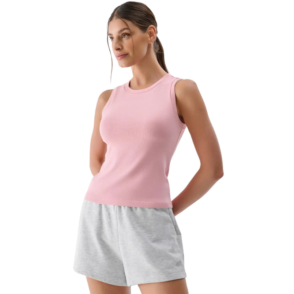 4F T-särk naistele F132 heleroosa 4FWMM00TSLEF132 56S suurus XL