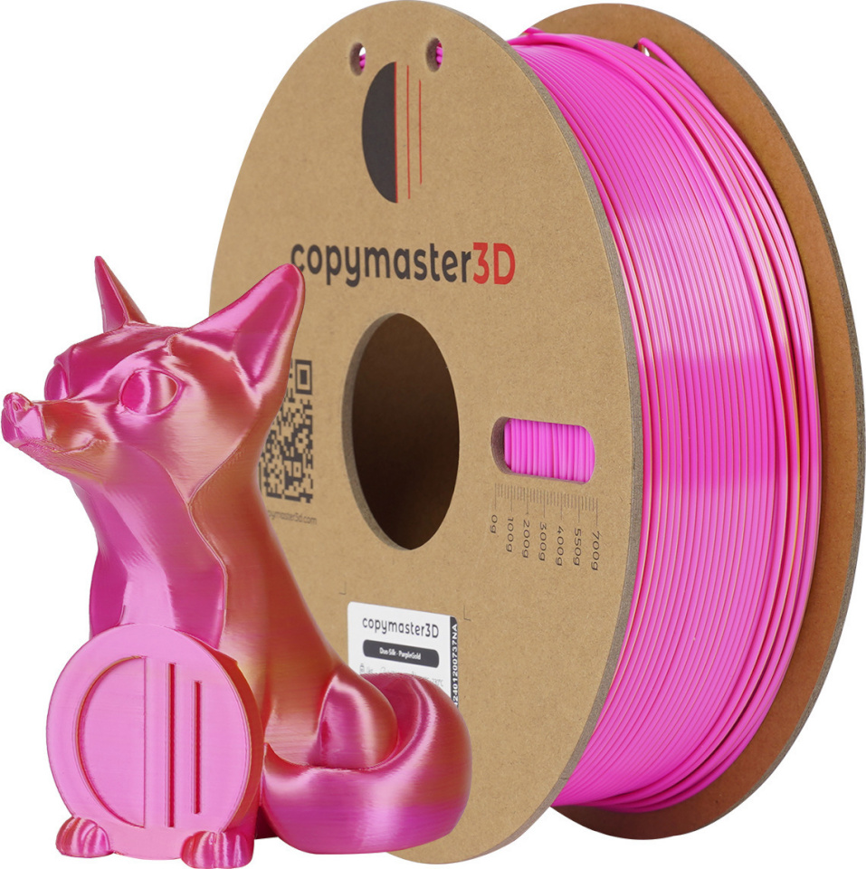 Copymaster3D Duo-Silk 3D printeri niit, 1,75 mm, lilla/kuldne