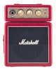 Marshalli kitarrivõimendi MS-2R 1x4" kombo, 1 vatt, punane