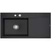 Villeroy&Boch valamu 336202R7, Subway Style 60, 100cm,pealt paigaldatav, nupuga, keraamiline, Pure Black
