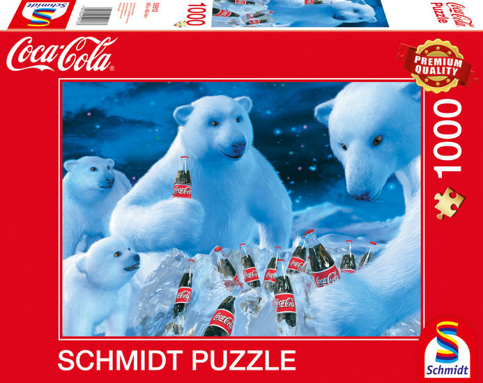 Schmidt pusle Coca-Cola - Polar bears 1000-osaline 59913