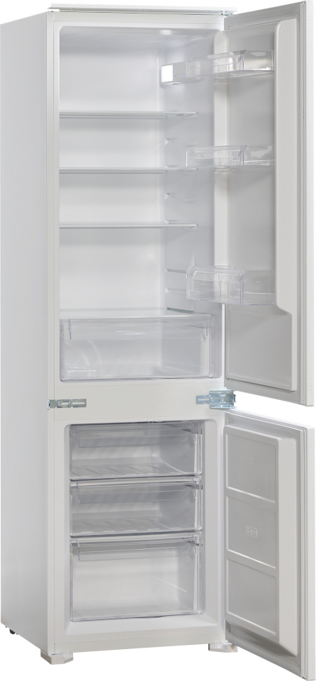 Scandomestic külmik BIC249WE Integrated Fridge Freezer, valge