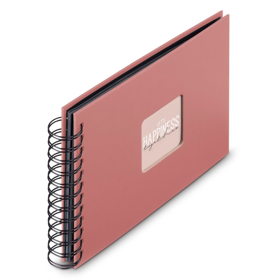 Hama fotoalbum Fine Art Spiral Terra 24x17 50 schwarze Seiten 9857