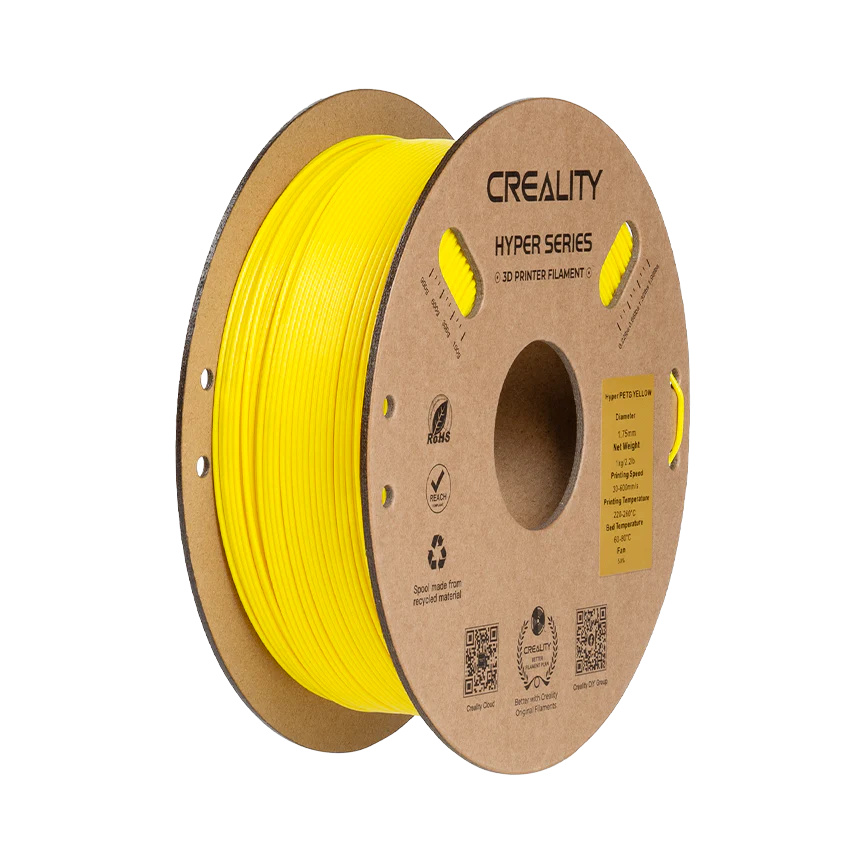 Creality 3D-printeri niit Filament Hyper PETG 1,75 mm 1kg kollane