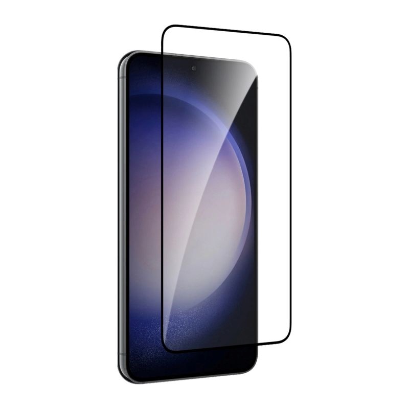 Puro Frame Tempered Glass with Black Frame for Samsung Galaxy S25/S24