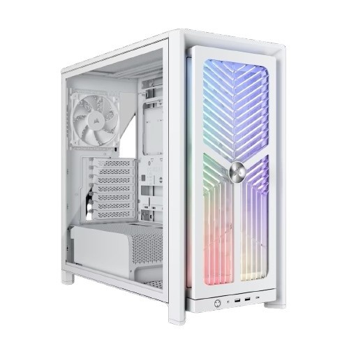 Corsair korpus Midi FRAME 4000X RS Mid-Tower, valge