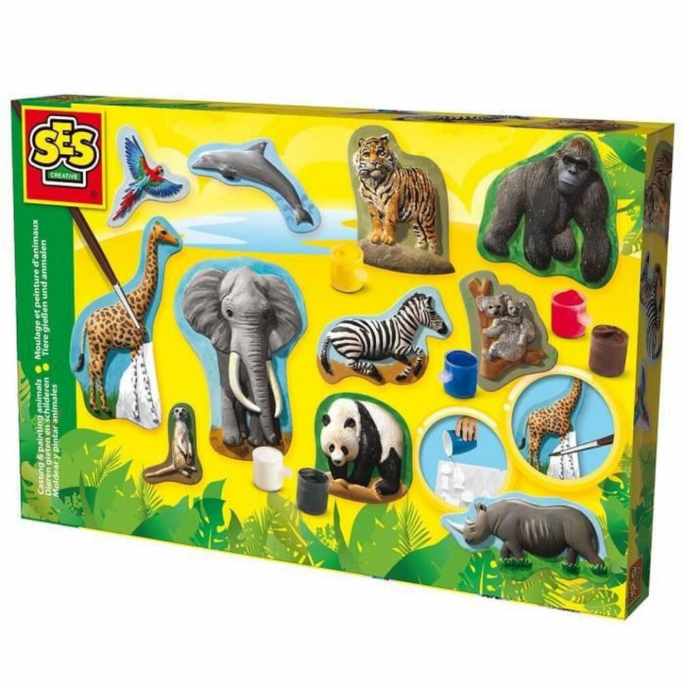 SES Creative plastiliin Molding and Painting - Animals
