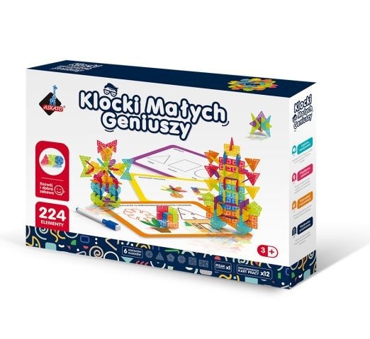 Askato klotsid Geometryczne Śnieżynki 224 Elements