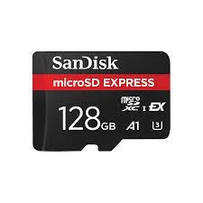 SanDiski mälukaart 128 GB microSD Express