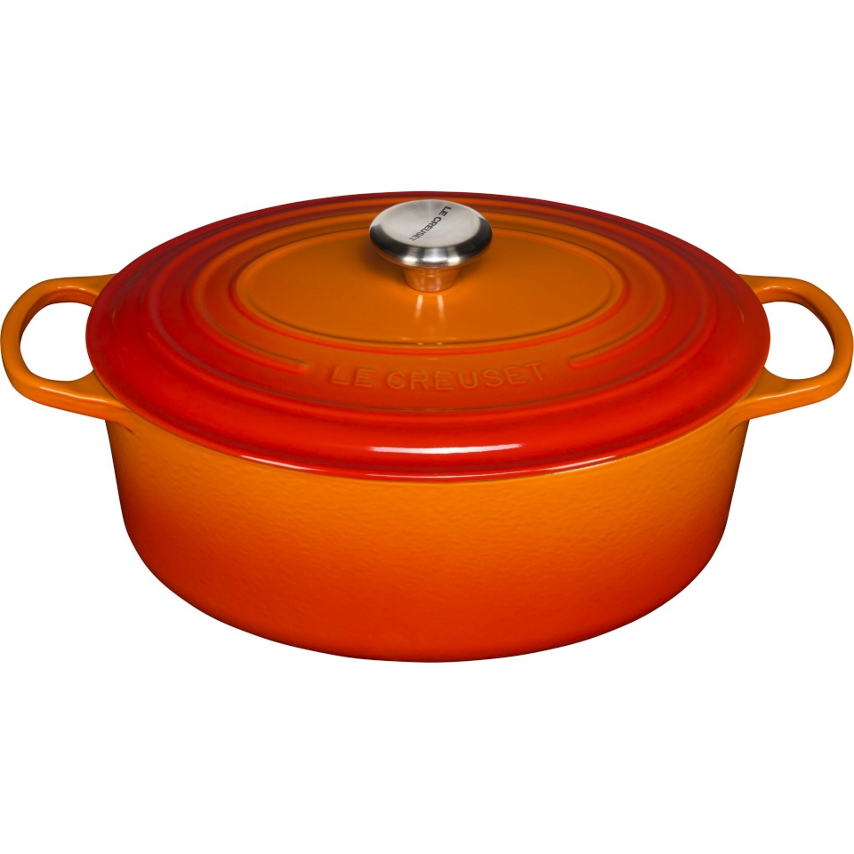 Le Creuset Signature Casserole oval 31 cm volcanic
