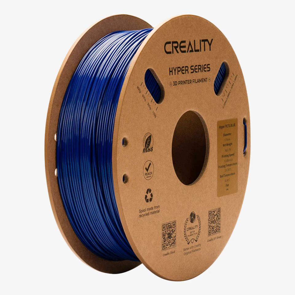 Creality 3D-printeri niit Filament Hyper PETG 1,75 mm 1kg sinine