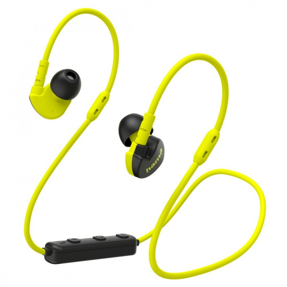 Hama kõrvaklapid Freedom athletics III in ear headphones kollane
