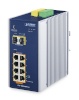 Planet switch DIN-Rail L2+/L3 Manageable Managed L2+ Gigabit Ethernet (10/100/1000) Power over Ethernet (PoE) Aluminium, sinine