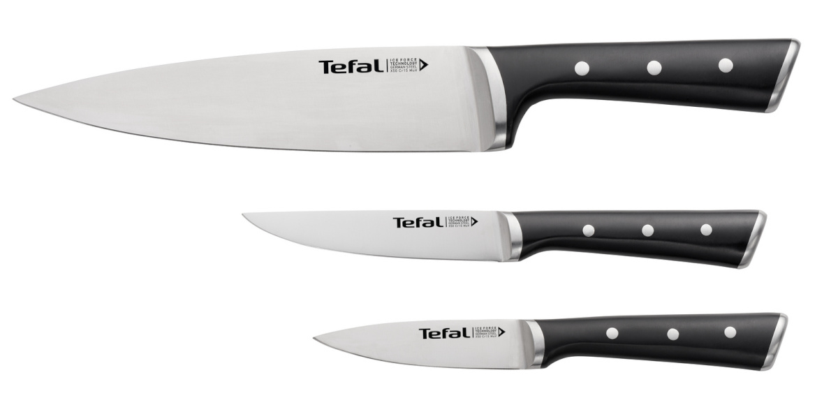 Tefal Ice Force nugade komplekt, mis sisaldab 3 nuga