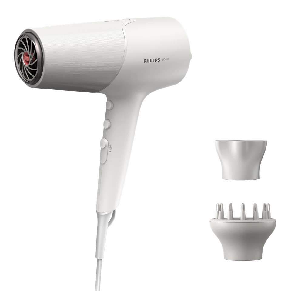 Philips föön BHD501/20 Series 5000 Hair Dryer, valge 