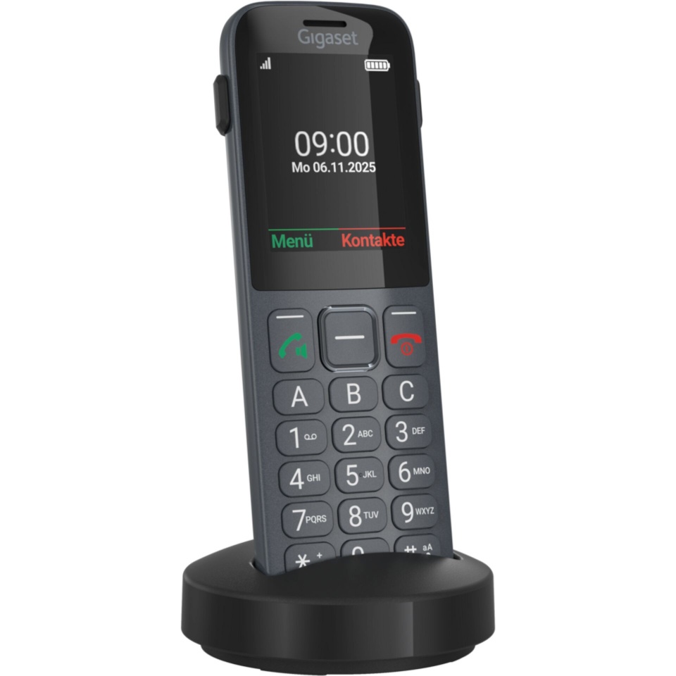 Gigaset mobiiltelefon COMFORT 600 SIM dunkelsilber