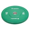 inSPORTline raskusketas Bumper Plate Go 50 mm 10kg roheline