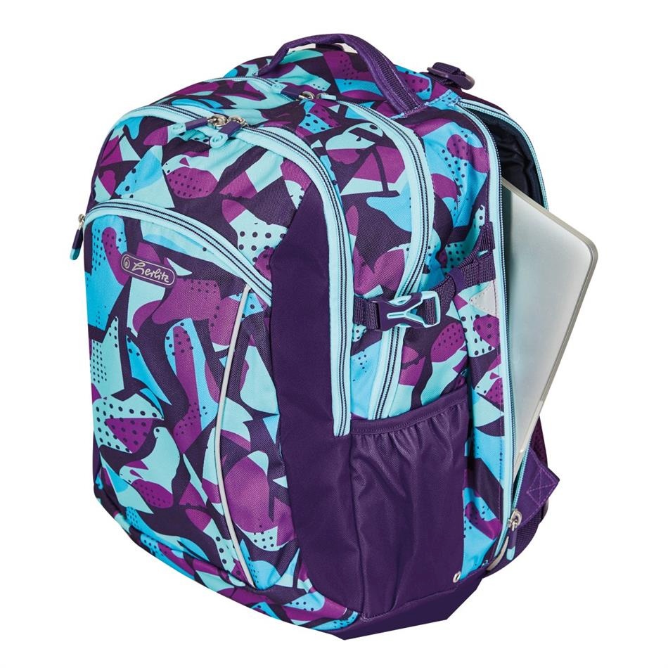 Herlitz koolikott-seljakott Ultimate - CamouPurple, 24 l