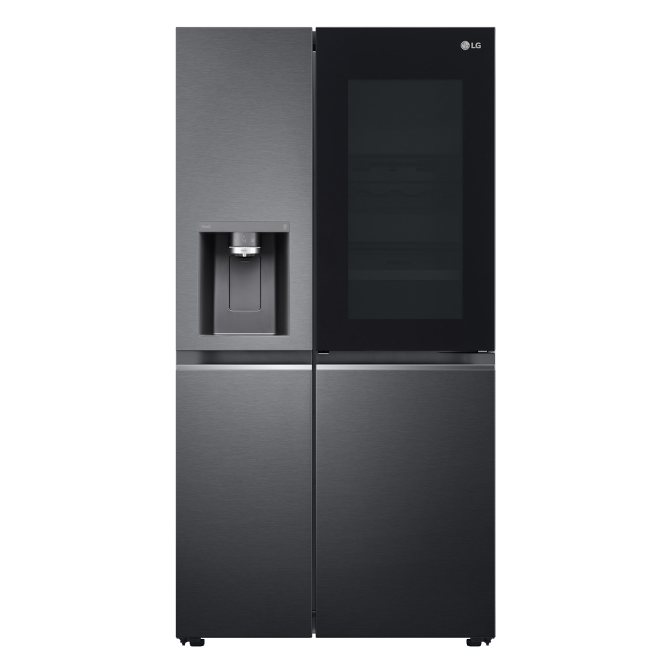 LG külmik GSXV90MCAE SBS Refrigerator, InstaView, 635L, 179cm, must