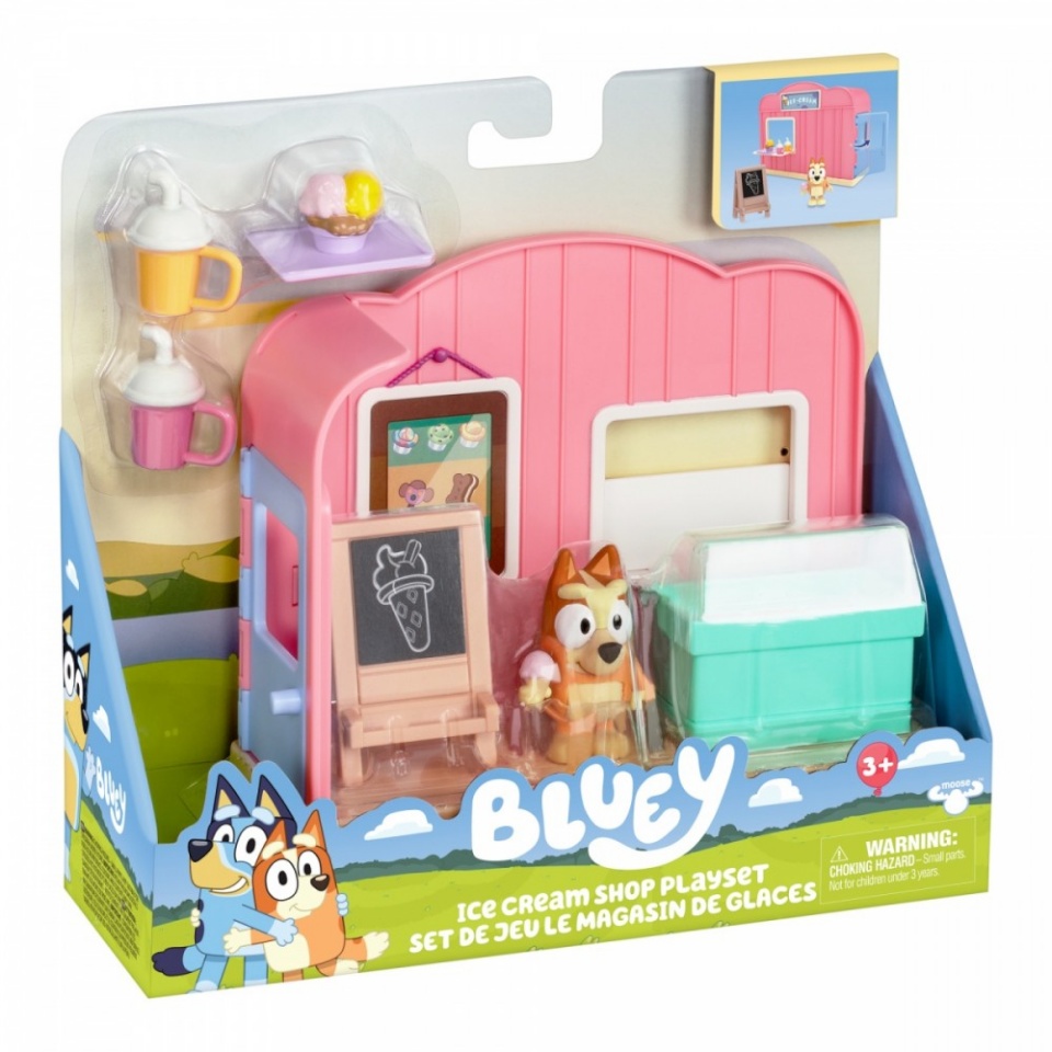 Tm Toys mängufiguur set Mini Bluey Ice cream shop