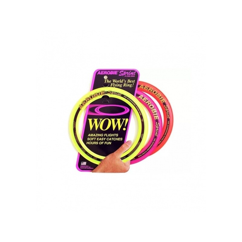 Aerobie PRO lendav ketas Aerobie SPRINT kollane/punane 25cm