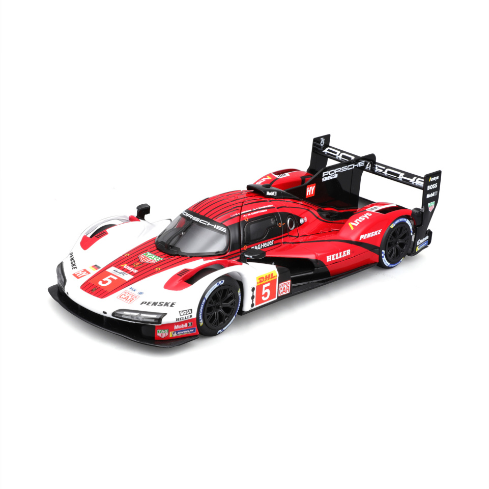 BBURAGO 1:24 võidusõiduautomudel Race - Porsche 963, 18-28022