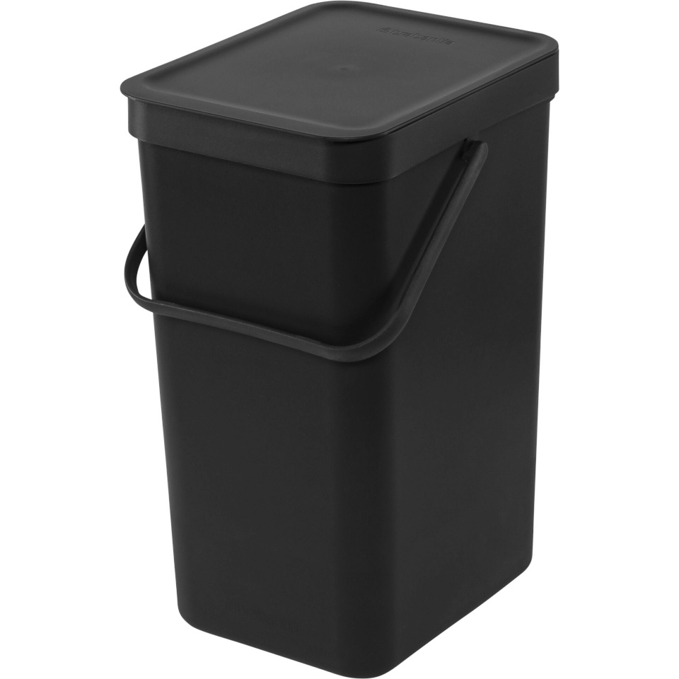 Brabantia prügikast Sort & Go Bin 16L, must