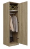 Top E Shop riidekapp SD-50 SON KPL bedroom wardrobe/closet 5 shelves 1 door Oak