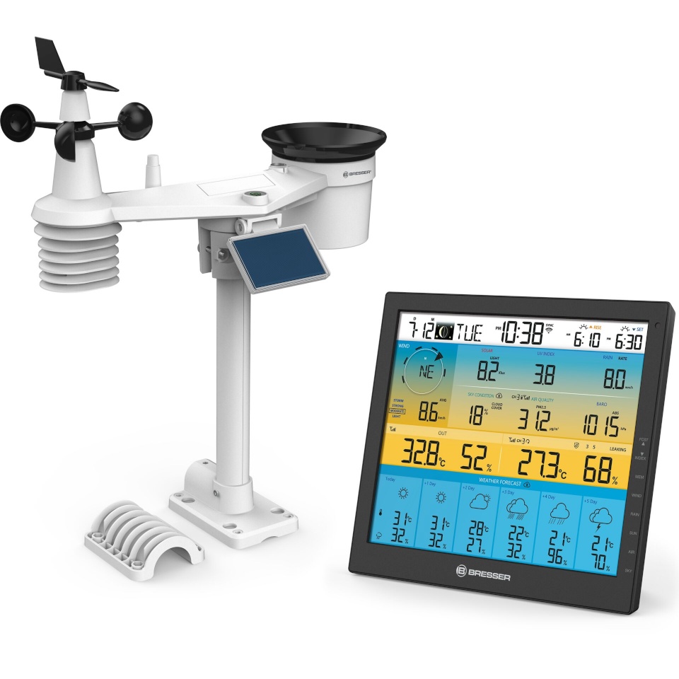 Bresser ilmajaam Weather Center 7-in-1 Solar 6-days, 4cast Pro SF, must