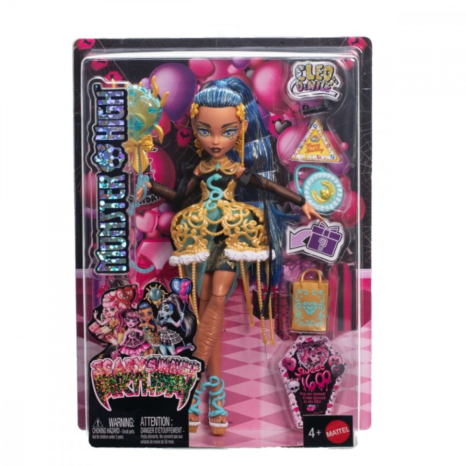 Mattel mängunukk Doll Monster High Scary Sweet Birthday Draculaura