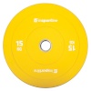 inSPORTline raskusketas Bumper Plate Go 50 mm 15kg kollane