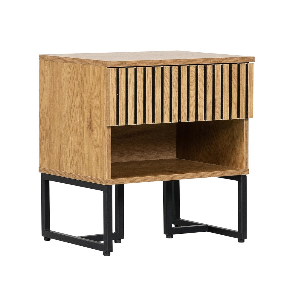 H4Y öökapp HAMPTON 50x40xH55cm, tammedekooriga melamiin