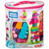 Mega Bloks klotsid Blocks 60 Elements Bag, roosa