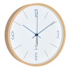 TFA seinakell 60.3524.06 Analogue Design Radio-Controlled Wall Clock, pruun/valge