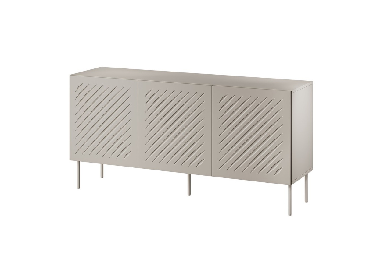 Cama Meble puhvetkapp SIENA chest of drawers 150,5x40x75 matt cashmere